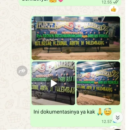 Pengiriman Papan Bunga Duka Bancangan Sambit