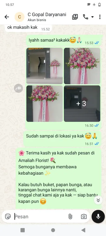 Pengiriman Karangan Bunga Bancangan Sambit